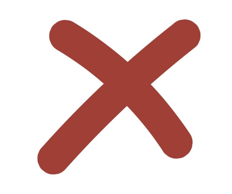 rotes Kreuz auf weissen Grund